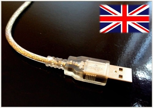 Silver usb data cable lead - silver,